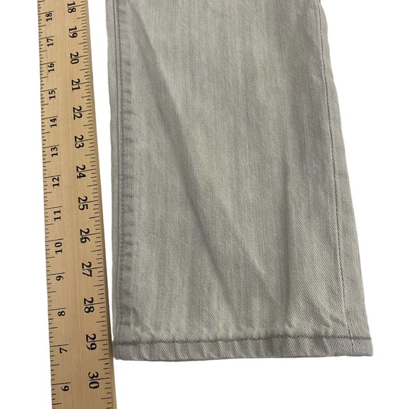 Gap Slim Straight Mens Size 30X30 Gray Light Wash Denim Mid Rise Jeans - Picture 9 of 9